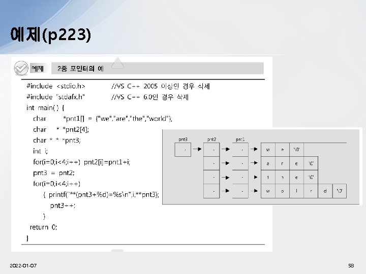 예제(p 223) 2022 -01 -07 58 