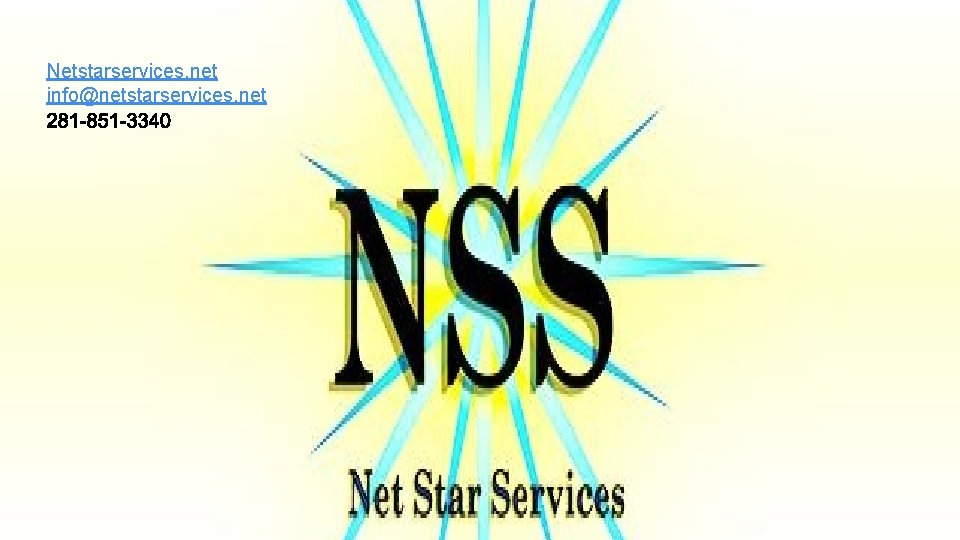 Netstarservices. net info@netstarservices. net 