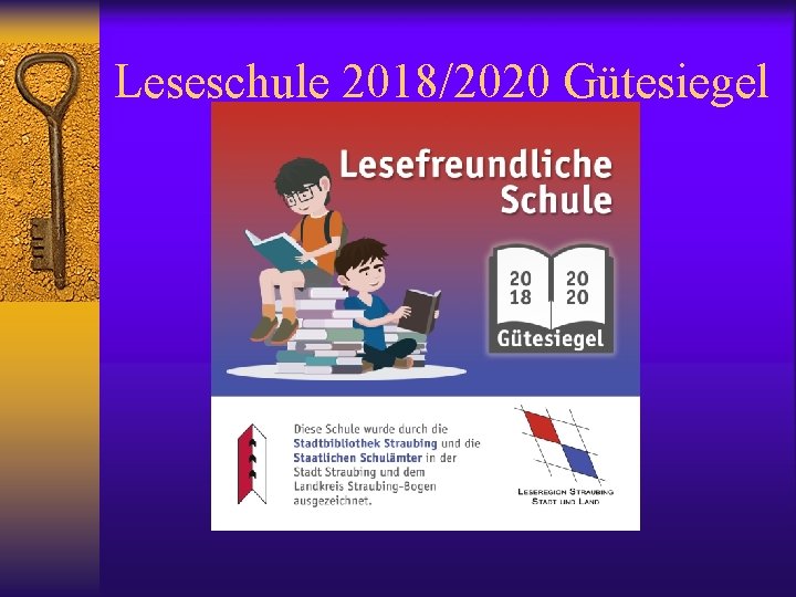 Leseschule 2018/2020 Gütesiegel 