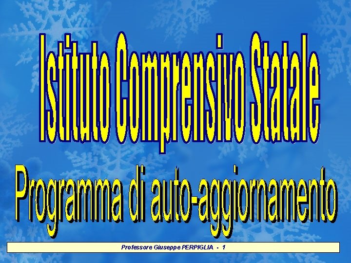 Professore Giuseppe PERPIGLIA - 1 
