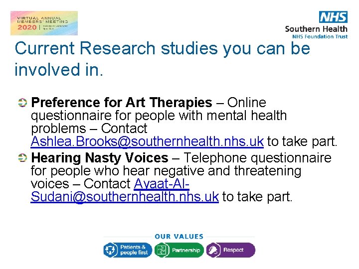 Current Research studies you can be involved in. Preference for Art Therapies – Online Current Research studies you can be involved in. Preference for Art Therapies – Online