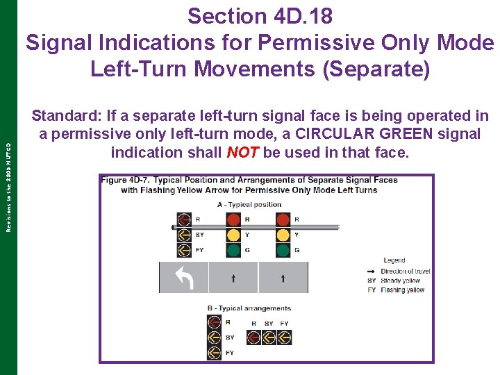Revisions to the 2009 MUTCD Section 4 D. 18 Signal Indications for Permissive Only