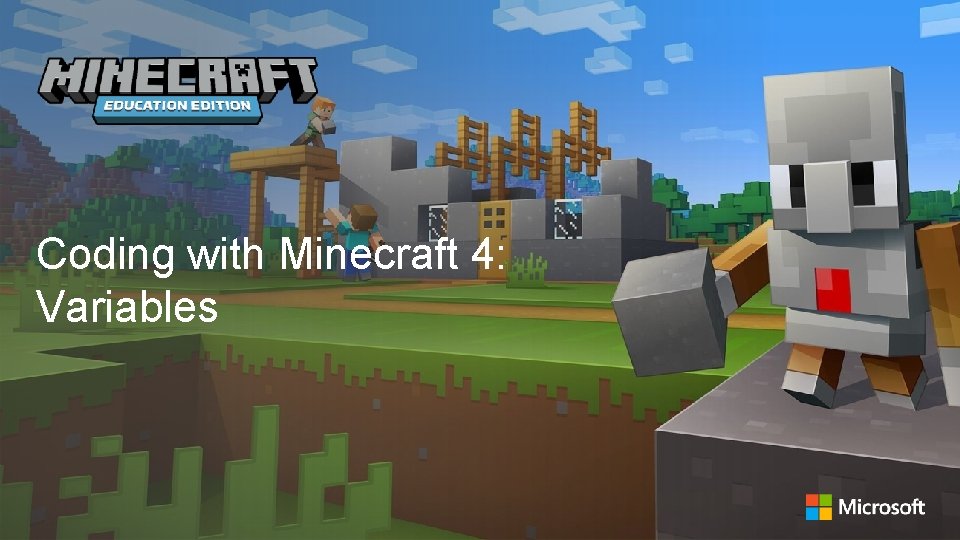 Coding with Minecraft 4: Variables 