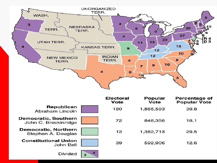 1860 Election Results 