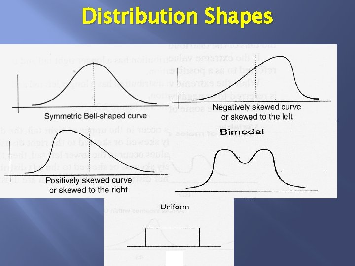 Distribution Shapes 