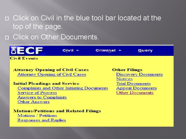  Click on Civil in the blue tool bar located at the top of