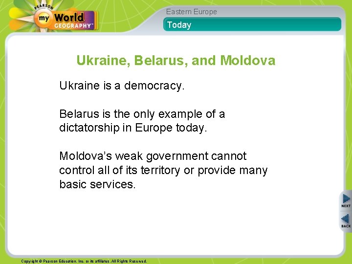 Eastern Europe Today Ukraine, Belarus, and Moldova Ukraine is a democracy. Belarus is the