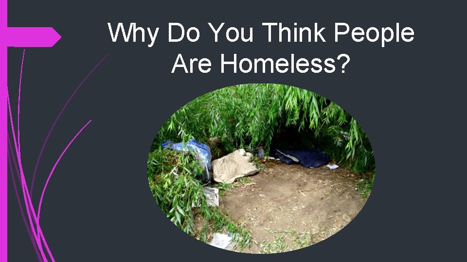 Why Do You Think People Are Homeless? 