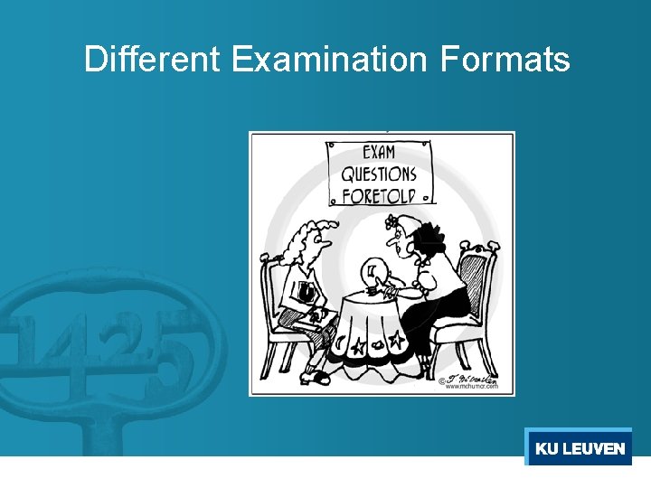 Different Examination Formats 