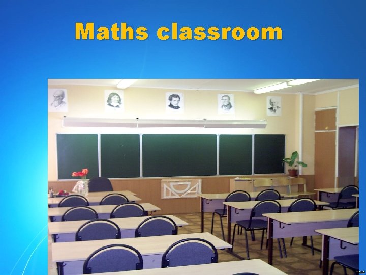 Maths classroom 