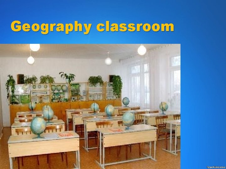 Geography classroom 