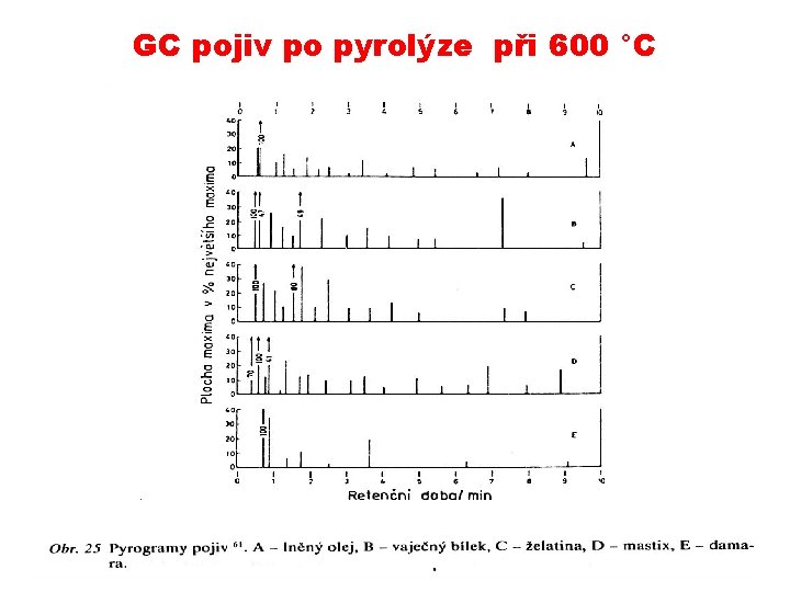 GC pojiv po pyrolýze při 600 °C 14. 11. 2013 PŘÍRODNÍ POLYMERY PŘF MU