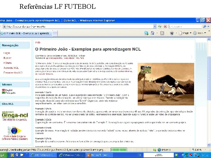 Referências LF FUTEBOL 