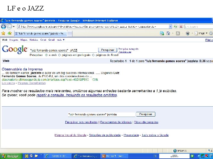 LF e o JAZZ 
