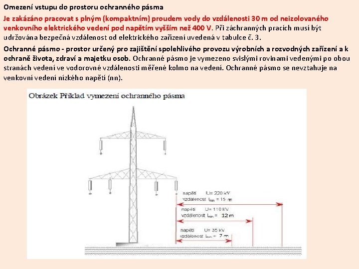 Omezení vstupu do prostoru ochranného pásma Je zakázáno pracovat s plným (kompaktním) proudem vody Omezení vstupu do prostoru ochranného pásma Je zakázáno pracovat s plným (kompaktním) proudem vody