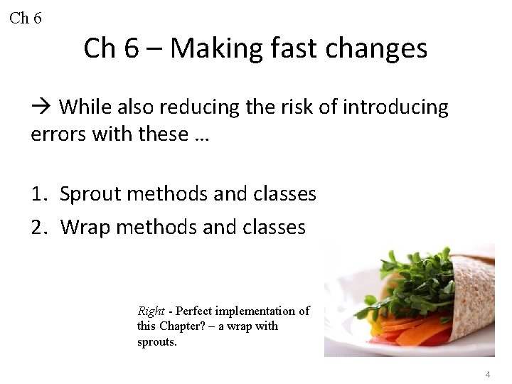 Ch 6 – Making fast changes While also reducing the risk of introducing errors