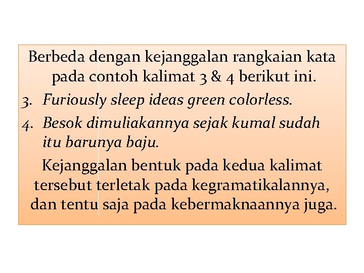 Sintaksis Pengantar Linguistik Umum 19 November 2012 Nadya Sintaksis Pengantar Linguistik Umum 19 November 2012 Nadya