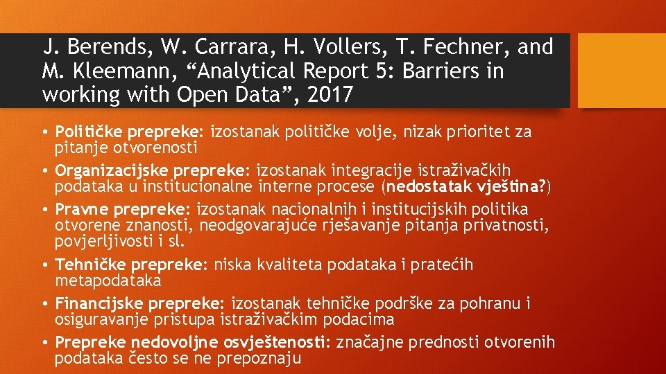 J. Berends, W. Carrara, H. Vollers, T. Fechner, and M. Kleemann, “Analytical Report 5: