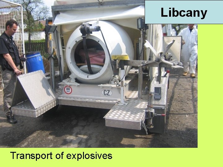 Libcany Transport of explosives 