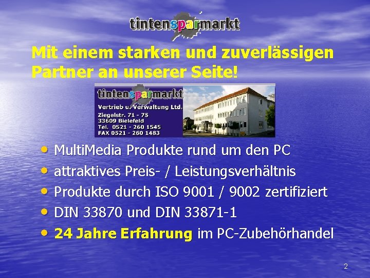 Mit einem starken und zuverlässigen Partner an unserer Seite! • Multi. Media Produkte rund