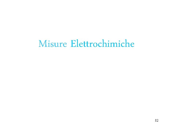 Misure Elettrochimiche 82 