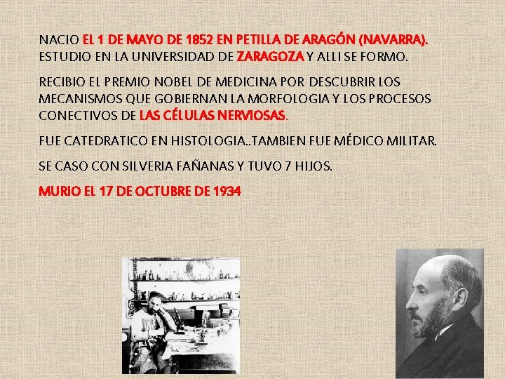 NACIO EL 1 DE MAYO DE 1852 EN PETILLA DE ARAGÓN (NAVARRA). ESTUDIO EN