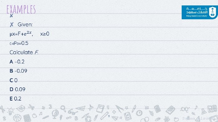 examples ✘ 11 Salma Alsuwail examples ✘ 11 Salma Alsuwail