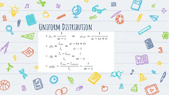 Uniform Distribution Uniform Distribution