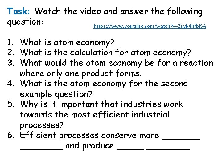 Task: Watch the video and answer the following question: https: //www. youtube. com/watch? v=Zuyk