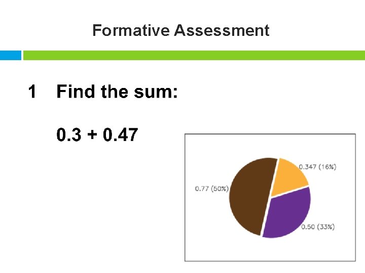 Formative Assessment 