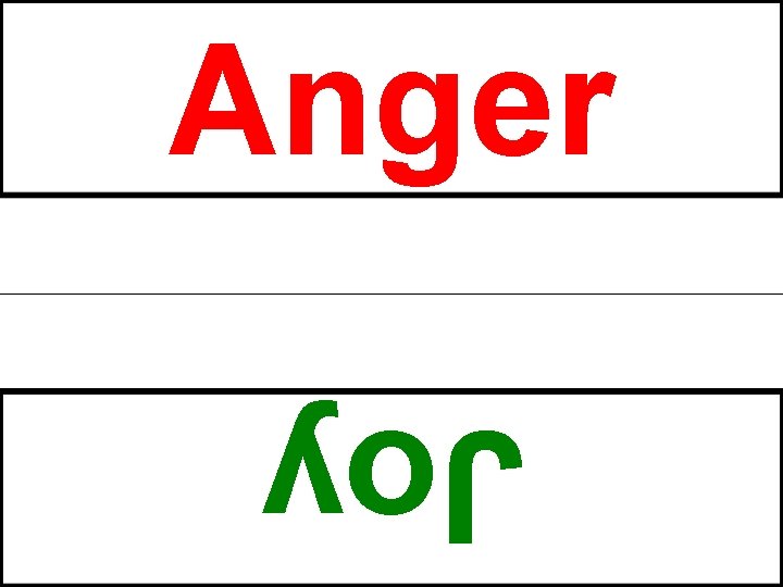Anger Joy 