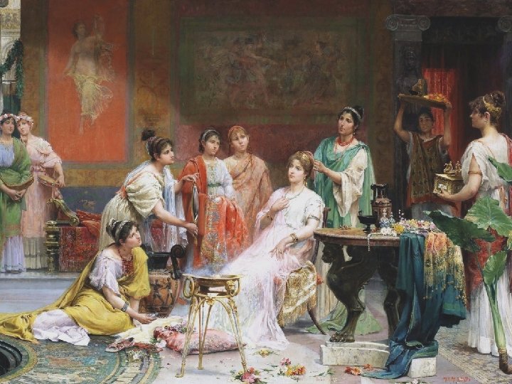 La matrona • La matrona era colei che sposava un uomo libero ed era