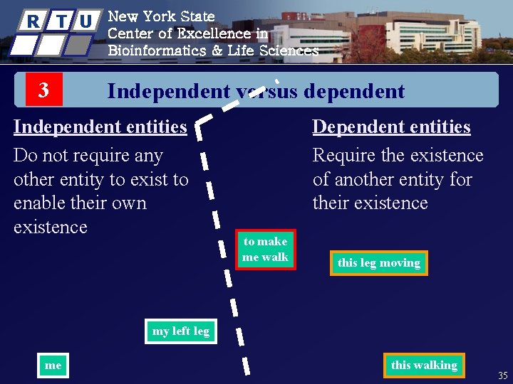 R T U New York State Center of Excellence in Bioinformatics & Life Sciences