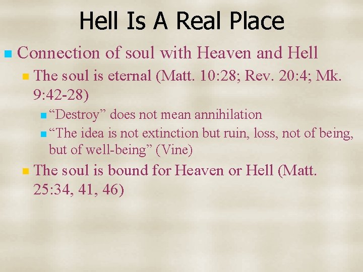 Hell Is A Real Place n Connection of soul with Heaven and Hell n