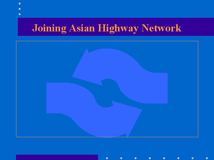 Joining Asian Highway Network 
