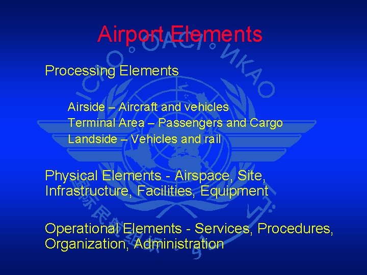International Civil Aviation Organization ATS Quality Assurance Seminar