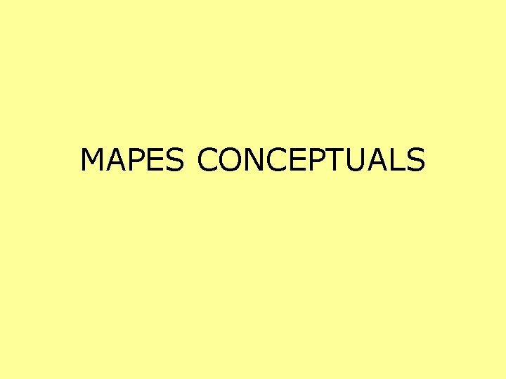 MAPES CONCEPTUALS 