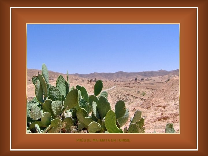 PRÈS DE MATMATA EN TUNISIE 