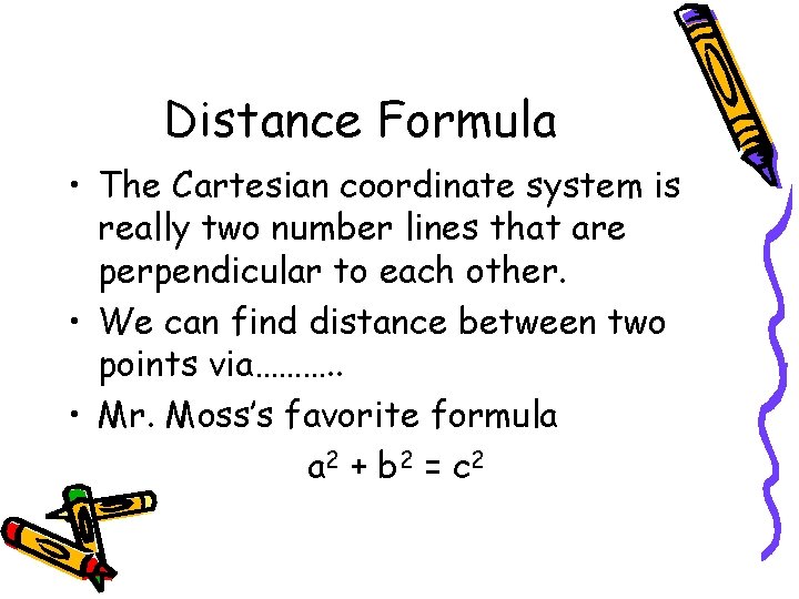 Cartesian System Distance Formula Proving Triangles Congruent Powerpoint hosted on www worldofteaching