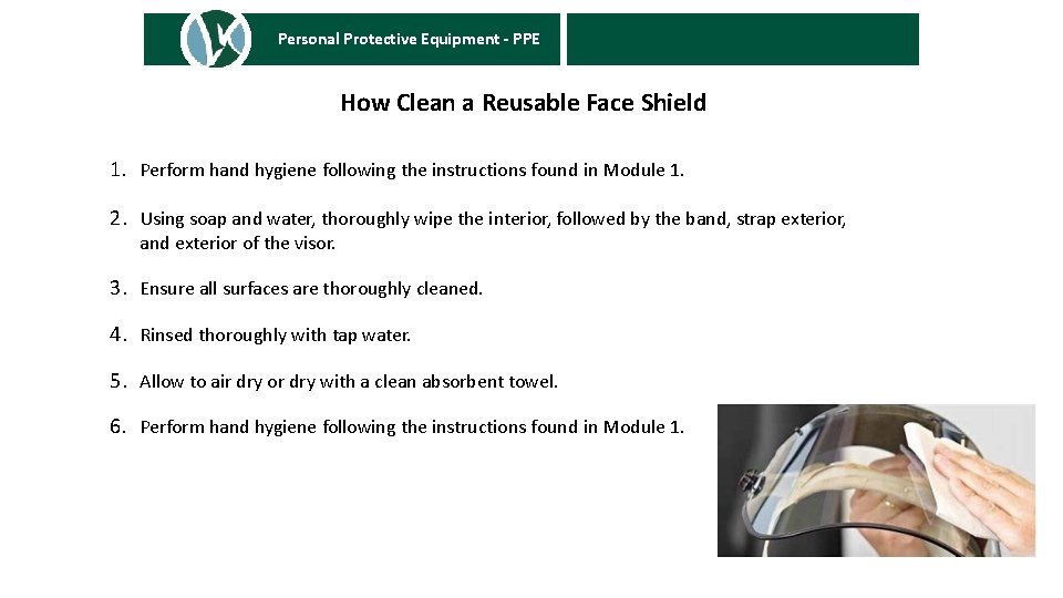 Personal Protective Equipment - PPE SUSPECTED CASES AND POSITIVE TEST RESULTS How Clean a