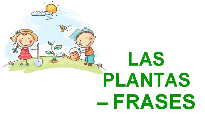 LAS PLANTAS – FRASES 