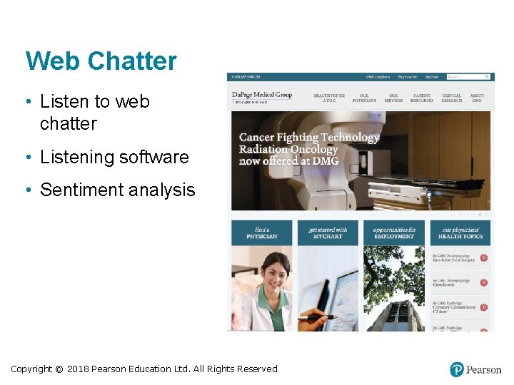 Web Chatter • Listen to web chatter • Listening software • Sentiment analysis Copyright
