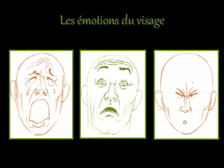 Les émotions du visage 