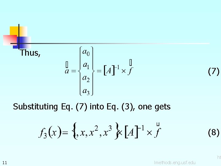 Thus, (7) Substituting Eq. (7) into Eq. (3), one gets (8) 11 lmethods. eng.