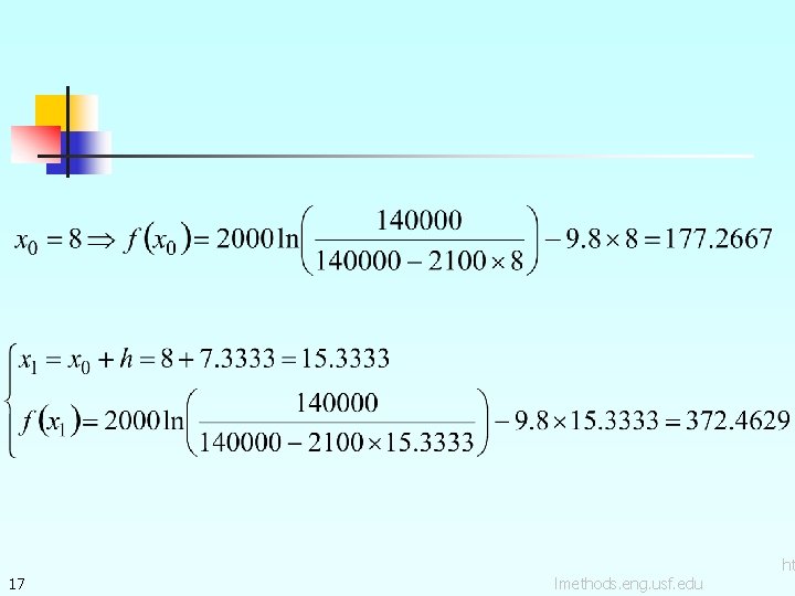 17 lmethods. eng. usf. edu ht 