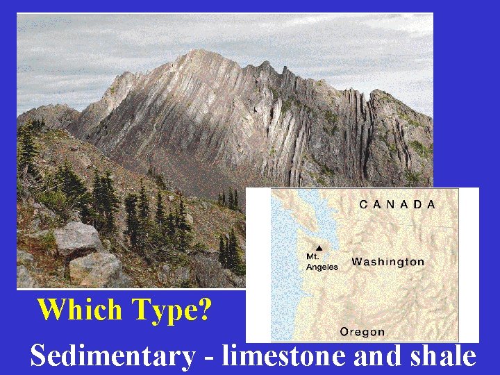 Which Type? Sedimentary - limestone and shale 