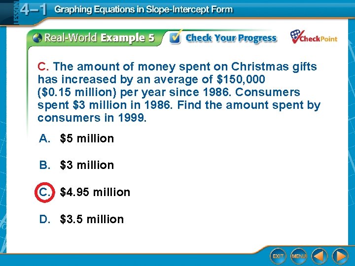 C. The amount of money spent on Christmas gifts has increased by an average