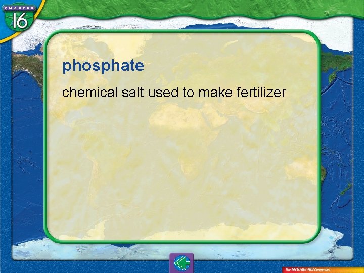 phosphate chemical salt used to make fertilizer 