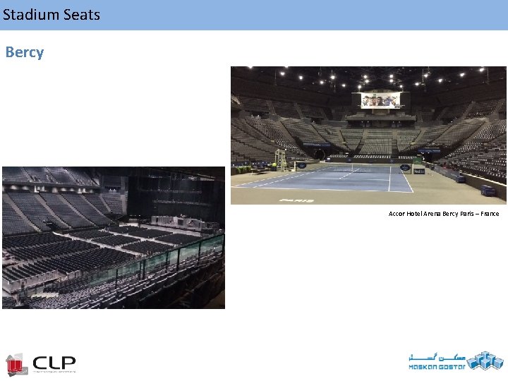 Stadium Seats Bercy Accor Hotel Arena Bercy Paris – France 