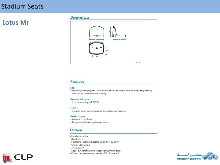 Stadium Seats Lotus Mr 